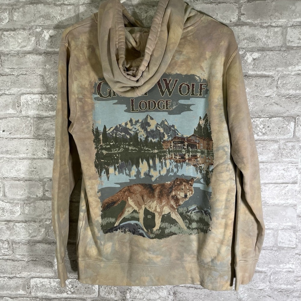 Great Wolf Lodge tie-dye hoodie Women's Size Small Double Sided
